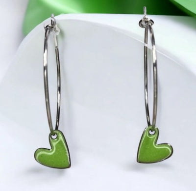 Heart Hoop Earing