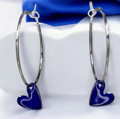 Heart Hoop Earing