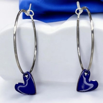 Heart Hoop Earing