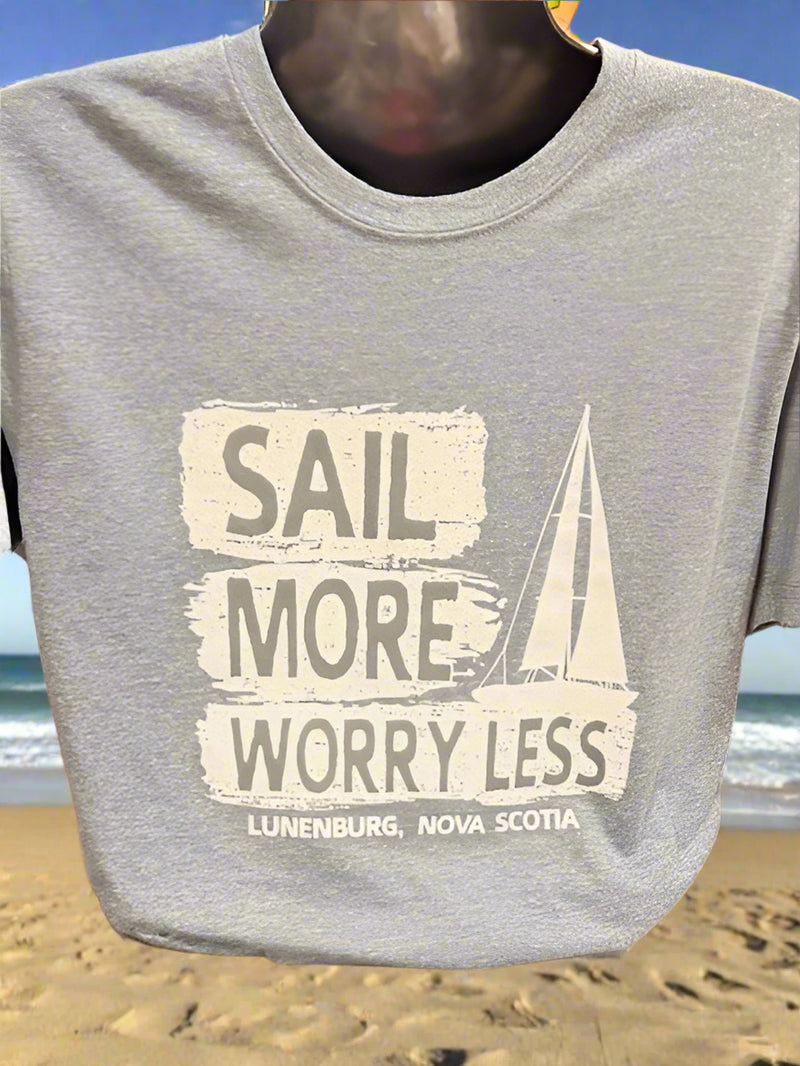 More Less Sailboat Comfy T Shirt