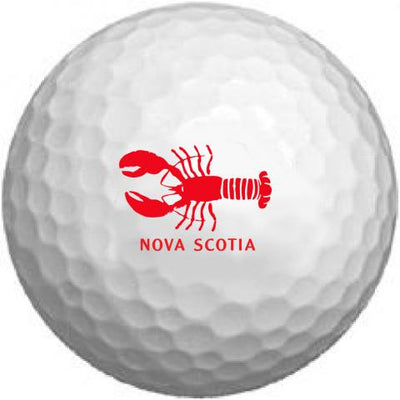 Lobster Nova Scotia Printed on Golf Ball