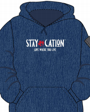Stay Cation love where you live hoodie
